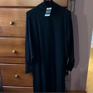 Black turtleneck Long Sleeve sweater Dress. Soft & comfy feeling.